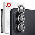 Samsung Galaxy S26 Northjo Rhinestone Camera Lens Protector Set - Black