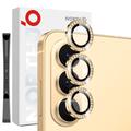 Samsung Galaxy S26 Northjo Rhinestone Camera Lens Protector Set - Gold