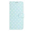 Samsung Galaxy S26 Polka Dot Pattern Wallet Case - Blue