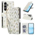 Samsung Galaxy S26 Pro Rhombic Floral Wallet Case