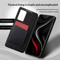 Samsung Galaxy S26 Qialino Smart View Flip Leather Case - Black
