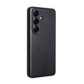 Samsung Galaxy S26 Qialino Smart View Flip Leather Case - Black