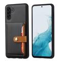 Samsung Galaxy S26 Retro Style Case with Wallet - Black