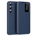 Samsung Galaxy S26 Smart Clear View Flip Case with Card Slot - Sapphire