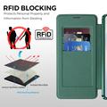 Samsung Galaxy S26 Stylish Magnetic Flip Case with RFID Card Slots
