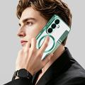 Samsung Galaxy S26 Stylish Magnetic Flip Case with RFID Card Slots