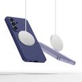 Samsung Galaxy S26 Tech-Protect Liquid Silicone Case - MagSafe Compatible - Cobalt Violet