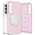 Samsung Galaxy S26 Tech-Protect Liquid Silicone Case - MagSafe Compatible - Pink Pearl