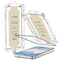 Samsung Galaxy S26 Tech-Protect Quick Set AR+ Tempered Glass Screen Protector - Black Edge