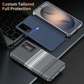 Samsung Galaxy S26 Ultra Checkered Pattern Smart View Flip Case with Card Slot