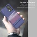Samsung Galaxy S26 Ultra Checkered Pattern Smart View Flip Case with Card Slot - Purple