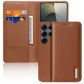 Samsung Galaxy S26 Ultra Dux Ducis Hivo Wallet Leather Case - Brown