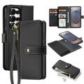 Samsung Galaxy S26 Ultra Dux Ducis Lawa Wallet Leather Case w. Magnetic Cover - Black