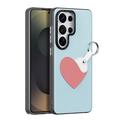 Samsung Galaxy S26 Ultra Dux Ducis Luvy Case with Finger Ring/Hand Strap - Sky Blue / Heart
