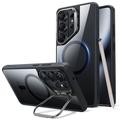 Samsung Galaxy S26 Ultra ESR HaloLock Classic Hybrid Kickstand MagSafe Case - Black / Clear
