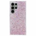 Samsung Galaxy S26 Ultra Glitter Flakes TPU Case - Pink