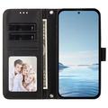 Samsung Galaxy S26 Ultra Hearts and Flowers Wallet Case - Black