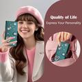 Samsung Galaxy S26 Ultra Hearts and Flowers Wallet Case - Green