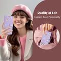Samsung Galaxy S26 Ultra Hearts and Flowers Wallet Case - Light Purple