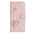 Samsung Galaxy S26 Ultra Hearts and Flowers Wallet Case - Pink