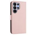 Samsung Galaxy S26 Ultra Hearts and Flowers Wallet Case - Pink