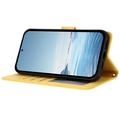 Samsung Galaxy S26 Ultra Hearts and Flowers Wallet Case - Yellow