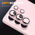 Samsung Galaxy S26 Ultra Northjo Full Protection Matte Metal and Tempered Glass Camera Lens Protector - Pink