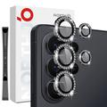 Samsung Galaxy S26 Ultra Northjo Rhinestone Camera Lens Protector Set - Black