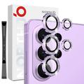 Samsung Galaxy S26 Ultra Northjo Rhinestone Camera Lens Protector Set - Purple