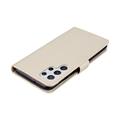 Samsung Galaxy S26 Ultra Owl Rhinestone Wallet Case - Gold