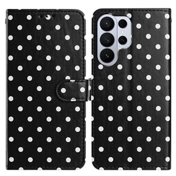 Samsung Galaxy S26 Ultra Polka Dot Pattern Wallet Case