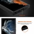 Samsung Galaxy S26 Ultra Premium Case with Carbon Fiber Texture - Black