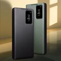 Samsung Galaxy S26 Ultra Qialino Smart View Flip Leather Case - Green