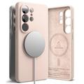 Samsung Galaxy S26 Ultra Ringke Liquid Silicone MagSafe Case - Pink Sand