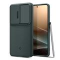 Samsung Galaxy S26 Ultra Spigen Optik Armor Case - Abyss Green