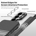 Samsung Galaxy S26 Ultra Stylish Magnetic Flip Case with RFID Card Slots - Black