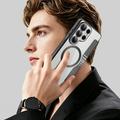 Samsung Galaxy S26 Ultra Stylish Magnetic Flip Case with RFID Card Slots - Black