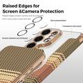 Samsung Galaxy S26 Ultra Stylish Magnetic Flip Case with RFID Card Slots - Brown