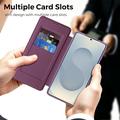 Samsung Galaxy S26 Ultra Stylish Magnetic Flip Case with RFID Card Slots