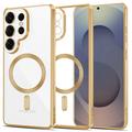 Samsung Galaxy S26 Ultra Tech-Protect MagFlex Case - MagSafe Compatible - Clear / Gold