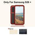 Samsung Galaxy S26+ Love Mei Powerful Hybrid Case - Red