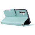 Samsung Galaxy S26+ Luxury Quilted Wallet Case - Green