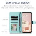 Samsung Galaxy S26+ Luxury Quilted Wallet Case - Green