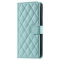 Samsung Galaxy S26+ Luxury Quilted Wallet Case - Green
