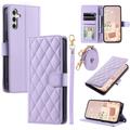 Samsung Galaxy S26+ Luxury Quilted Wallet Case - Purple