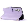 Samsung Galaxy S26+ Luxury Quilted Wallet Case - Purple