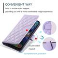 Samsung Galaxy S26+ Luxury Quilted Wallet Case - Purple