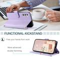 Samsung Galaxy S26+ Luxury Quilted Wallet Case - Purple
