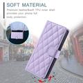 Samsung Galaxy S26+ Luxury Quilted Wallet Case - Purple