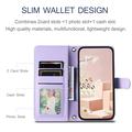 Samsung Galaxy S26+ Luxury Quilted Wallet Case - Purple